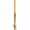 Ekena Millwork Redmond Rough Sawn Timber Gable Bracket, Western Red Cedar, 108"W x 40"H x 2"D x 4"F, 9/12 Pitch GBW108X40X0204RED00RWR - alternate 3